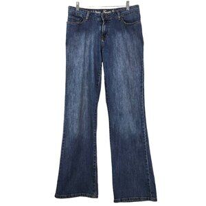 L.L. Bean Women's Favorite Jean Size 12-M/T Blue Medium Wash Straight Leg Jeans